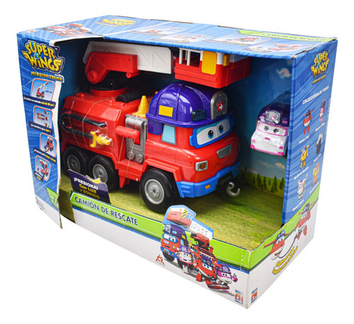 Super Wings Camion De Rescate Rojo 28cm Fotorama Cd