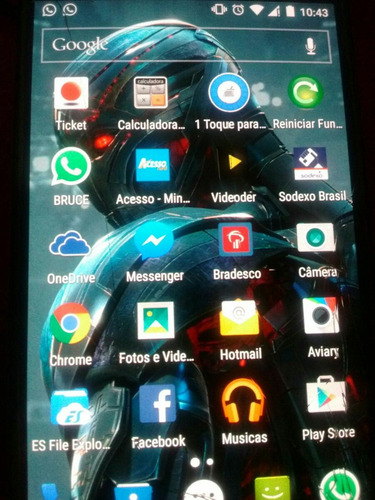 Moto X 2 Com Tela Trincada Carregador Turbo E Fone De Ouvido
