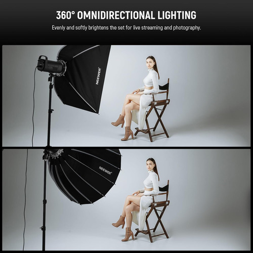 Softbox Bowens Mount Para Iluminación Continua De Video