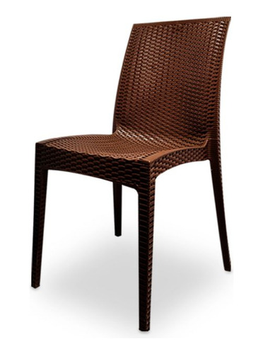 Silla Sin Apoya Brazo Rattan
