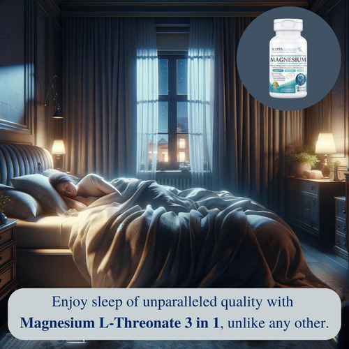 Supplement Kappa Nutrition Magnesium 3 In 1 L-threonate 90 C