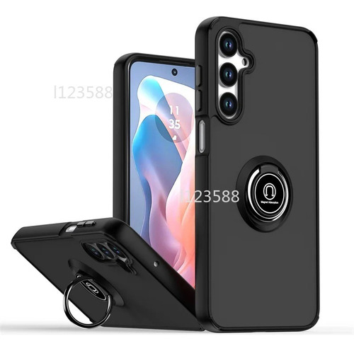 Funda Para Samsung Galaxy A56 A26 A36 A16 A06 5g Con Anillo Para El Dedo, Soporte Magnético, Funda De Teléfono Transparente Dura