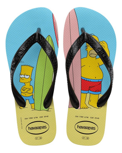 Ojotas Havaianas Simpson Originales Bart Y Homero