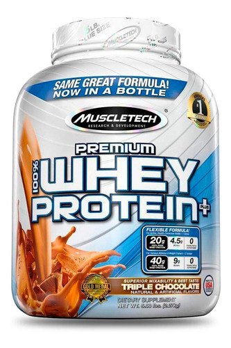 Premium 100% Whey Protein Plus 5lb Muscletech Proteina 57sv 