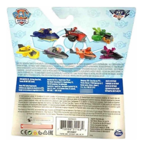 Paw Patrol Chase Vehículo De Metal Spin Master 639k