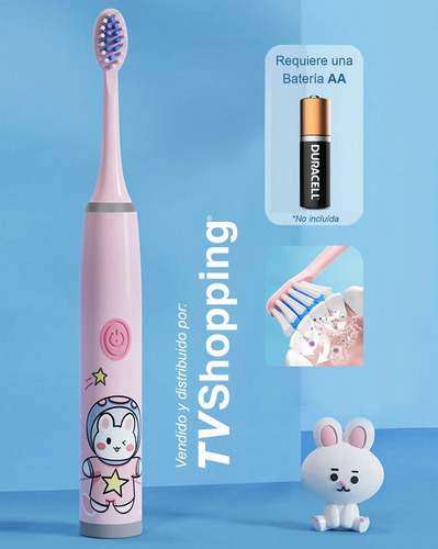 Cepillo De Dientes Eléctrico Para Niños Con Dibujos Animados