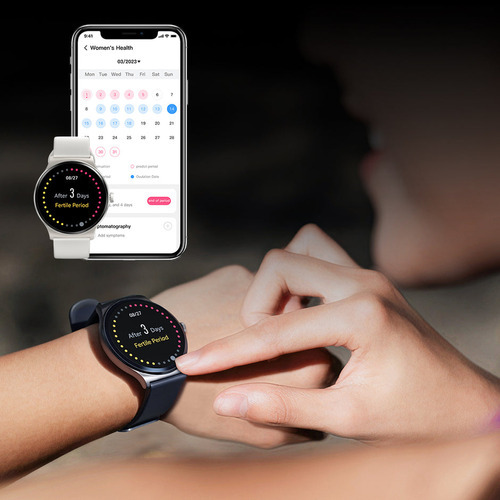 Relogio Smartwatch Inteligente Haylou Solar Lite 46mm Prata Caixa Prateado Pulseira Prateado Bisel Prateado