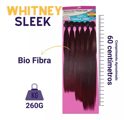 Cabelo Bio Vegetal Whitney - Sleek Brazilian Virgin Hair
