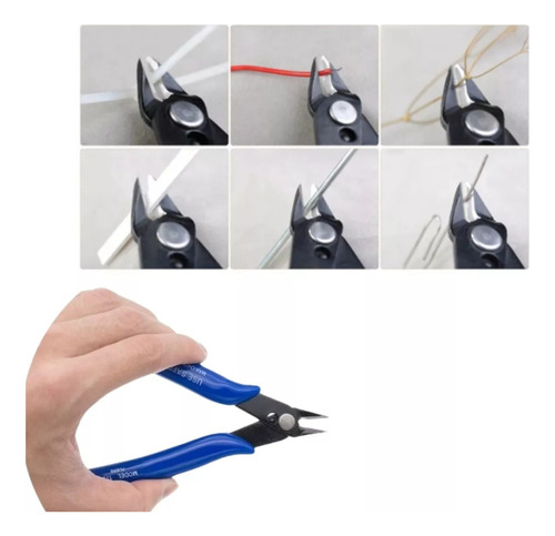 Kit 5 Alicate Corte Rente Diagonal - Corte De Cabos E Fios
