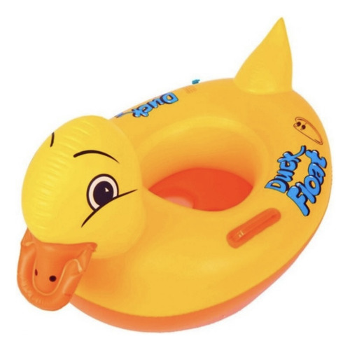 Flotador Piscinas Flotadores Inflables Pato Color Amarillo