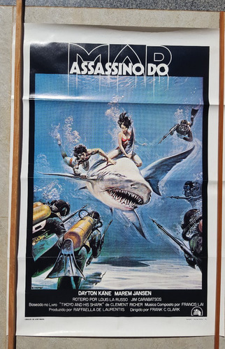 Cartaz Original Filme Assassino Do Mar 1979 Beyond The Reef