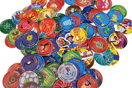 Tazos Pokémon 100 Unidades Variados Lays Nintendo 2001