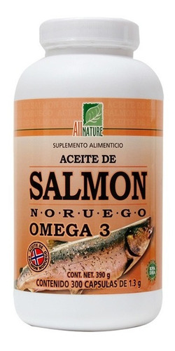 Omega 3 Noruego All Natute 300 Capsulas Envio Full