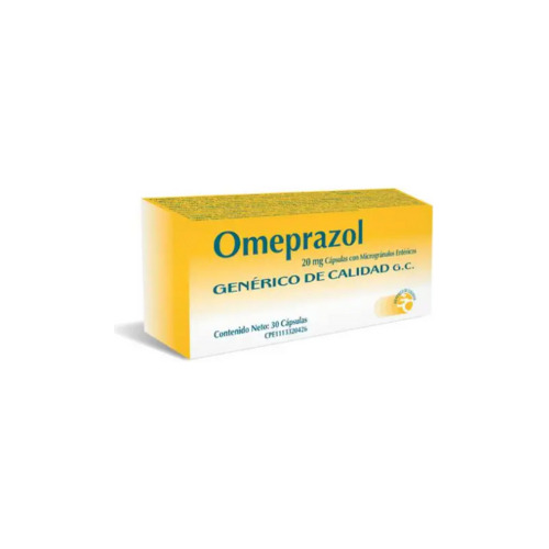 Omeprazol 20mg X 7 Tab Genericos De Calidad