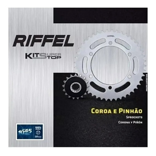 Coroa E Pinhão Kit Super Top Riffel Zx 636 07 A 11