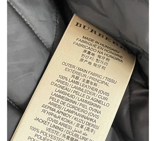 Chamarra burberry brit hombre precio online