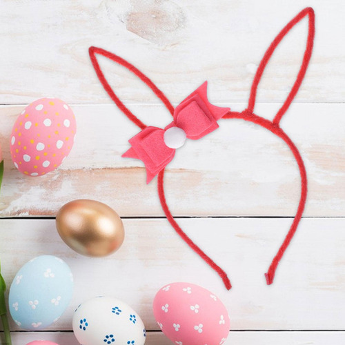 3 Diadema Con Orejas De Conejo De Pascua, Banda Para El Pelo