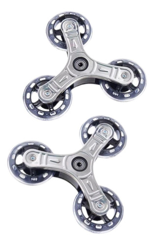 2 Piezas De Escalera De Escalera Triangle Wheels Servicio