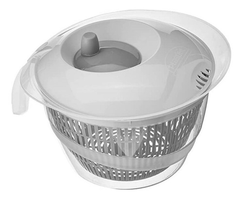 Secador De Salada Manual Com Cesto Para Escorrer 4 Litros