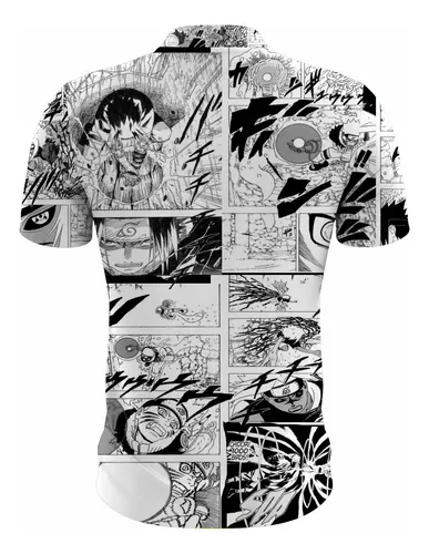 Camiseta Geek Anime Naruto Clássico Estampa Full Print Gk13