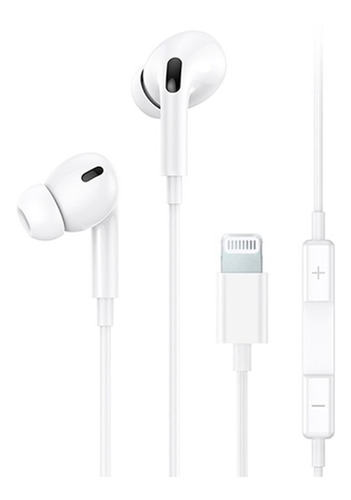 Audífonos Para iPhone/iPad Lightning Hi-res Usams Ep41 Color Blanco