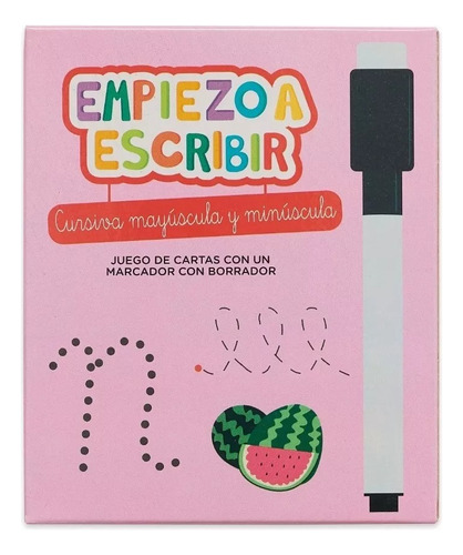 Cartas Empiezo A Escribir - Juego Didáctico Infantil