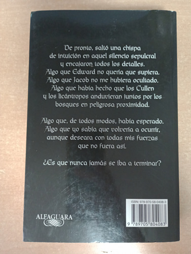 Eclipse ./ Stephenie Meyer (Usado)