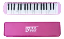 Comprar Melodica Jdr De 37 Teclas Rosa Con Estuche Rígido