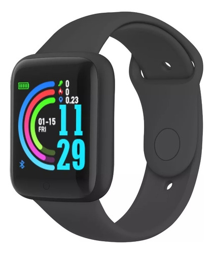 Smartwatch D20 - Fitness Tracker 1.3  - Tpu Case - Silicone 