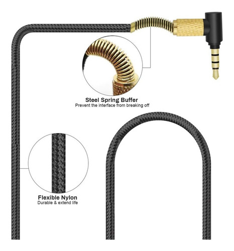 Cable De Audífonos De Audio Para Steelseries Arctis 7 5 3
