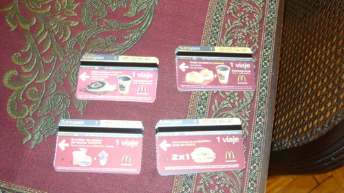 Tarjetas Subtepass Serie Mc Donalds Serie 76