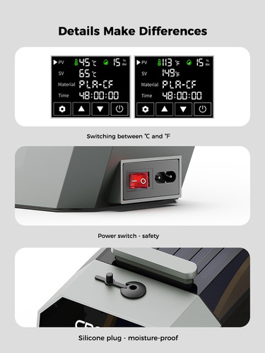 Impresora 3d Creality Ender-3 V3 + Caja Secadora Filamentos