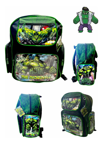 Mochila Hulk El Increible Pantera Negra Advengers Marvel 