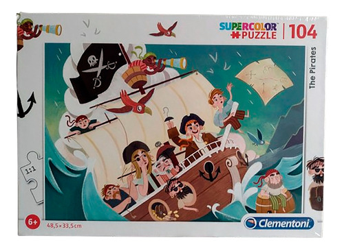 Rompecabezas Piratas 104 Pz Clementoni
