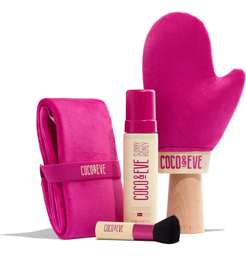 Set Autobronceador Coco & Eve Bali Bae (mediano). Mousse Bro