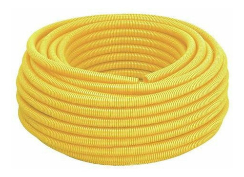 Eletroduto Pvc Corrugado 25mm 50 Metros Amarelo Tigre