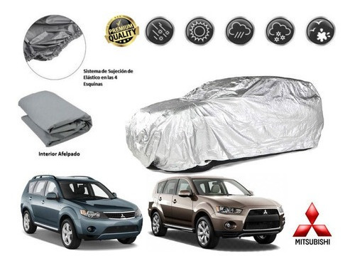 Lona Cubreauto Afelpada Mitsubishi Outlander 2.4l 2009