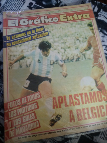 Lote 3 Revistas El Grafico Mundial 86 Maradona (Usado)