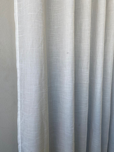 Cortina Voil Gaze De Linho Com Forro Blackout 7,00x2,20 Luxo