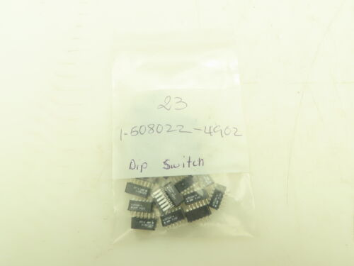Alcoswitch 435166-4 Dip Switch 6-position Lot Of 23 Ssc