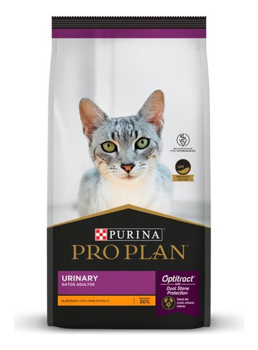 Alimento Pro Plan OptiTract Urinary para gato adulto sabor pollo y arroz en bolsa de 7.5kg