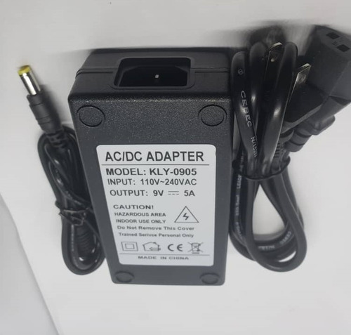 Cargador, Fuente De Alimentación De 9v 5a, Modelo Kly 0905