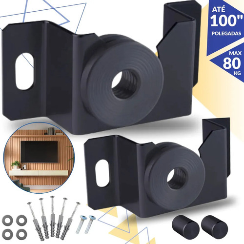 Suporte TV Fixo Universal 10" a 100" Polegadas Forte Para Todas as Marcas
