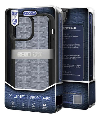 Kit Capa Dropguard + Película 7h X-one P/ iPhone 15 Pro Max