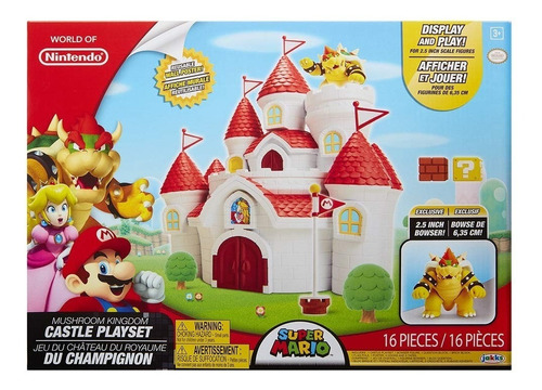 World Of Nintendo Super Mario Castle Playset Action Figure