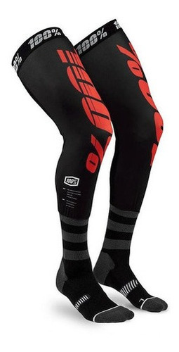 Rev Knee Brace Performance Moto Socks Black/red