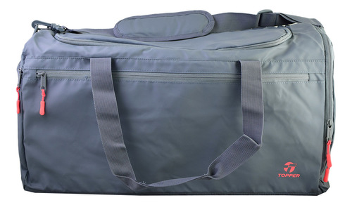 Bolso Topper Training Mediano Gris Stormy