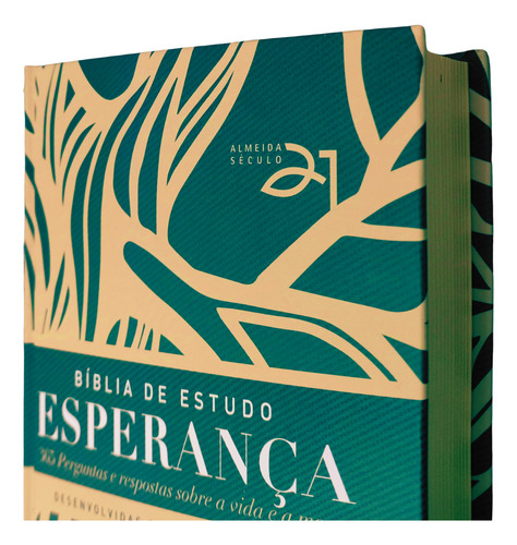 Biblia De Estudo Esperança Almeida Seculo 21 Capa Dura Capa Arvore Comentada Por Luiz Sayão