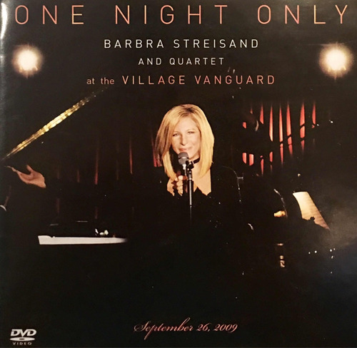 Dvd Barbra Streisand Cd Y Dvd - One Night Only 2009 - Live