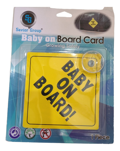 Aviso Letrero Bebe A Bordo En Carro, Baby On Board